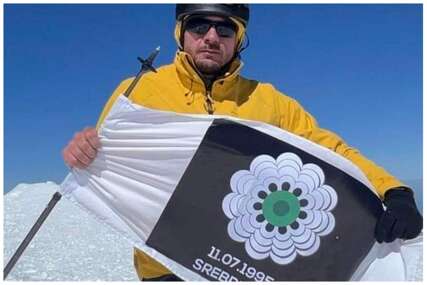 Mirza Alić popeo se na Mont Blanc sa "Cvijetom Srebrenice"