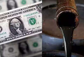 Cijene nafte pale, dolar ojačao