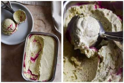 Odličan recept: Domaći sladoled od pistacija i malina