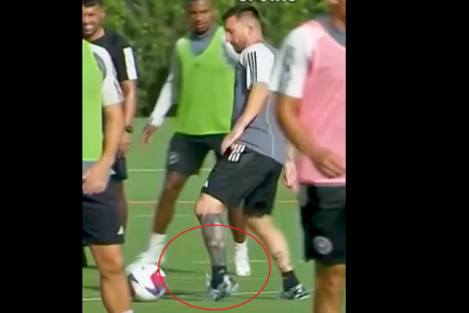 Šta sad?! Messi izvrnuo zglob (VIDEO)
