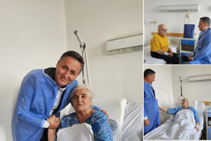 Bećirović posjetio Muniru Subašić i Abdulaha Sidrana u Općoj bolnici