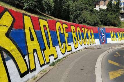 Aktivisti u Srbiji pozivaju vlasti da reaguju zbog grafita 'Kad se vojska na Kosovo vrati'
