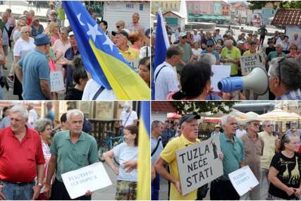 Penzioneri u Tuzli održali mirni protest: Traže od vlasti ispunjenje ova tri zahtjeva
