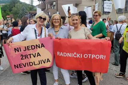 Ogroman broj građana došao na protest u Jablanicu: “Nema opravdanja za nasilje nad ženama”