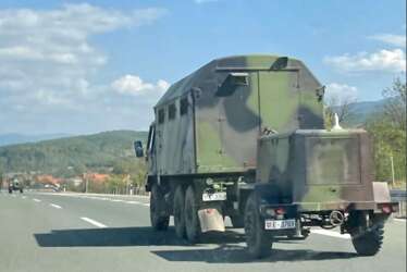 Zabilježeno kretanje vojnog konvoja na jugu Srbije