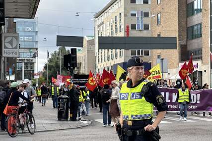 Pristalice terorističke grupe PKK/YPG održale demonstracije u Švedskoj protiv Turske (FOTO)