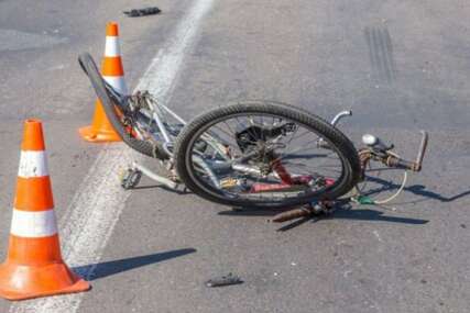 Djevojčica na biciklu povrijeđena u saobraćajnoj nezgodi