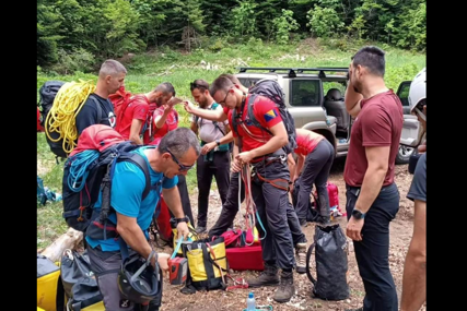 Pripadnici GSS-a u spasilačkoj misiji na ferati Srce Veleža