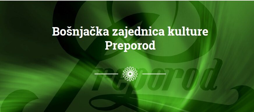 FOTO: FACEBOOK/BOŠNJAČKA ZAJEDNICA KULTURE "PREPOROD