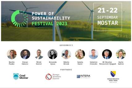 Festival "POWER OF SUSTAINABILITY 2023": Regionalni lideri održivog poslovanja u Mostaru