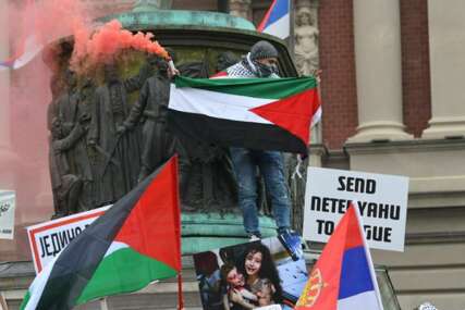 Beograd: Protest podrške narodu Palestine