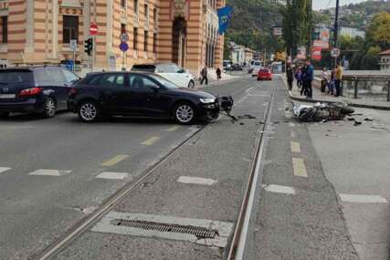 Saobraćajna nesreća kod Vijećnice u Sarajevu