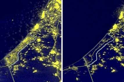 NASA objavila snimke. Pogledajte kako je Gaza izgledala prije pet dana, a kako sinoć