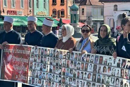 Majke Srebrenice i Podrinja s Trga slobode u Tuzli upozorile na spor proces ekshumacija