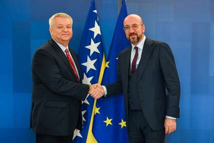 Šef Misije BiH pri EU ambasador Obrad Kesić predao akreditive predsjedniku Europskog vijeća Charlesu Michelu