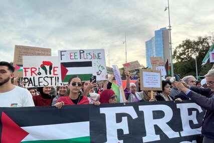 Stotine ljudi na demonstracijama za Palestinu u Zagrebu: Evropa ne želi priznati genocid