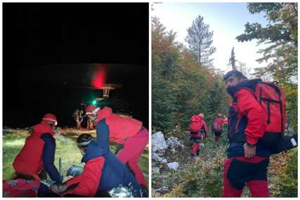 Na Prenju spašen planinar, učestvovao veliki broj spasilaca i helikopter EUFOR-a