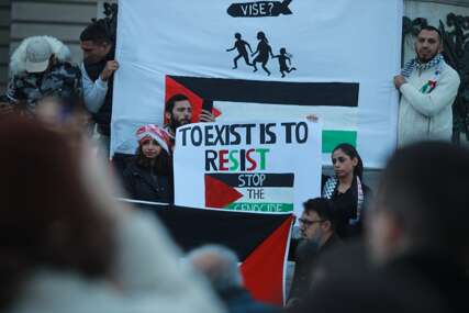 Beograđani izašli na ulice i podržali Palestinu: "Ovo smo uradili u saradnji sa palestinskom dijasporom" (FOTO)