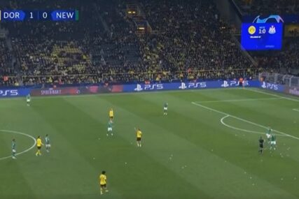 Susret u Dortmundu prekinut nakratko: Navijači Borussije provocirali Newcastle bacanjem zlatnih poluga (VIDEO)