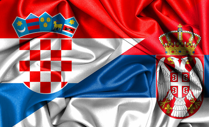 Zastave Srbije i Hrvaske