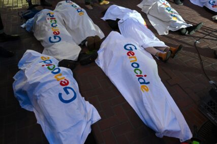 TRANSPARENTI I SCENE ZA PAMĆENJE Zaposlenici Googlea protestovali zbog saradnje kompanije s Izraelom (FOTO)