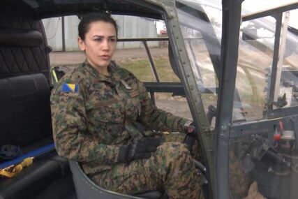 Draženka iz Kneževa je jedina ŽENA PILOT u Oružanim snagama BiH