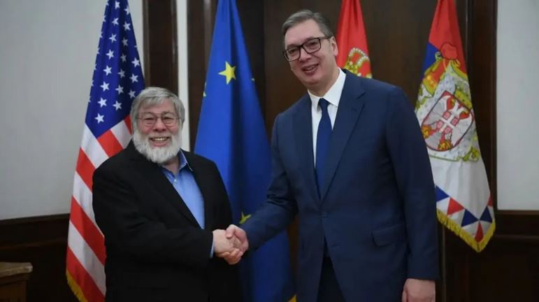 Steve Wozniak i Aleksandar Vučić