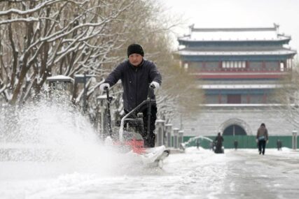 Snijeg, mećave i niske temperature zahvatile sjevernu Kinu