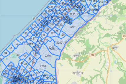 Izraelska vojska objavila novu mapu zona u Gazi za koju tvrde da će 'pomoći u evakuaciji civila'