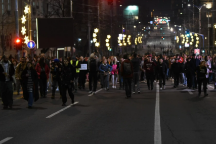 Jedanaesti protest u Srbiji: Studenti najavili 24-satnu blokadu Beograda