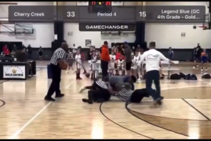 Nesvakidašnja scena: Sudije se potukle na košarkaškoj utakmici (VIDEO)