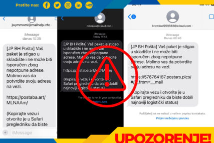 BH Pošta upozorava korisnike: Ne nasjedajte na lažne SMS poruke o prispijeću paketa