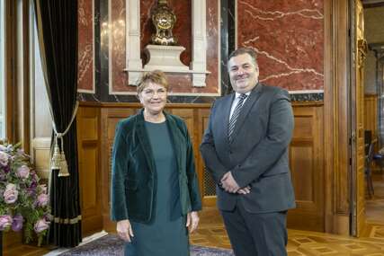 Ambasador BiH Bronza i Predsjednica Švicarske Konfederacije Viola Amherd