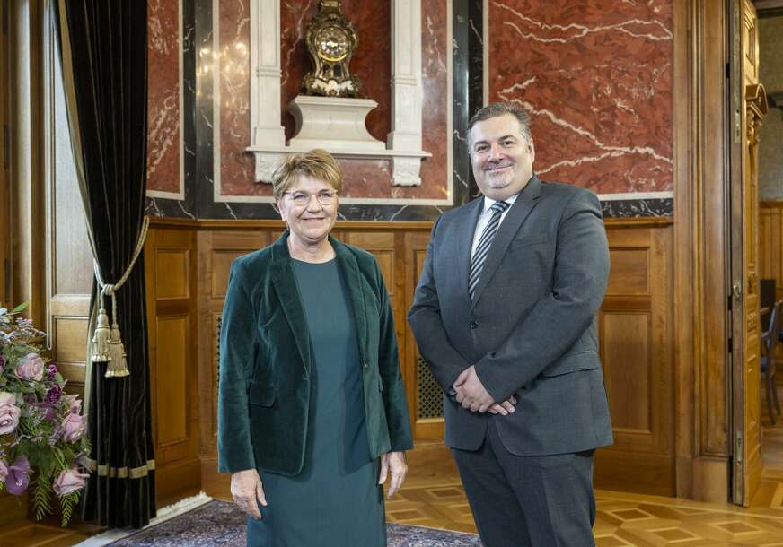 Ambasador BiH Bronza i Predsjednica Švicarske Konfederacije Viola Amherd