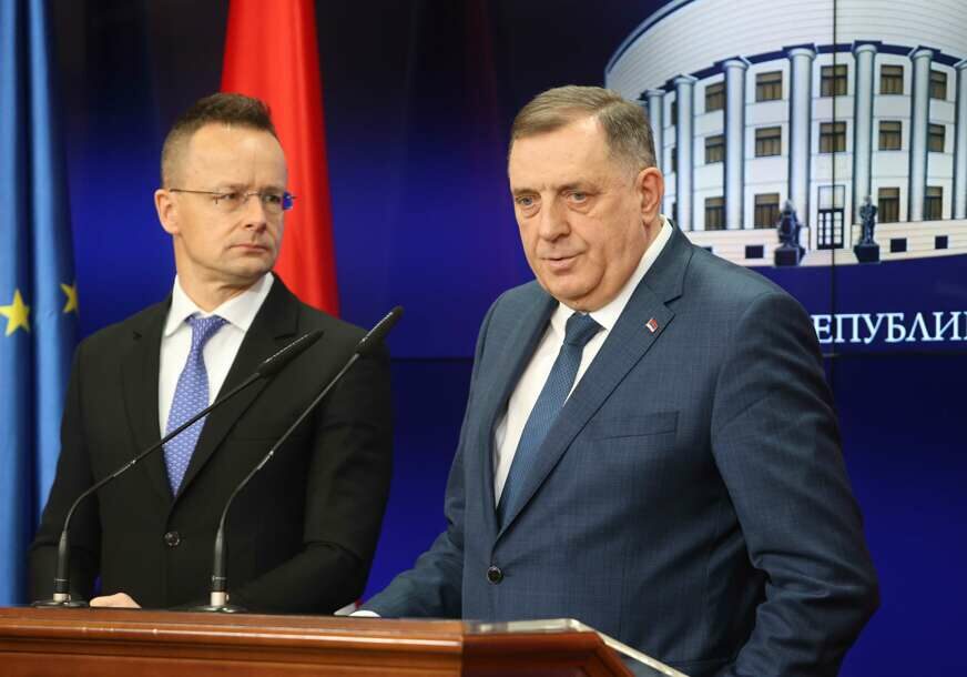 Peter Szijjarto i Milorad Dodik