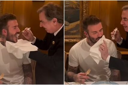David Beckham večerao morske plodove u luksuznom restoranu, hranio ga upravitelj