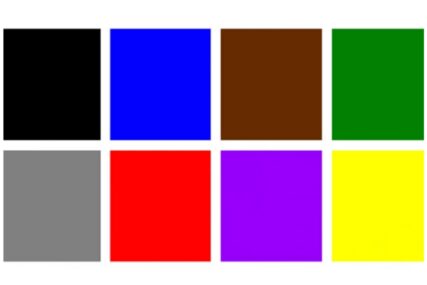 Od osam ponuđenih boja, koja vam se najviše sviđa? Odabir će otkriti vaše raspoloženje, probleme i potrebe