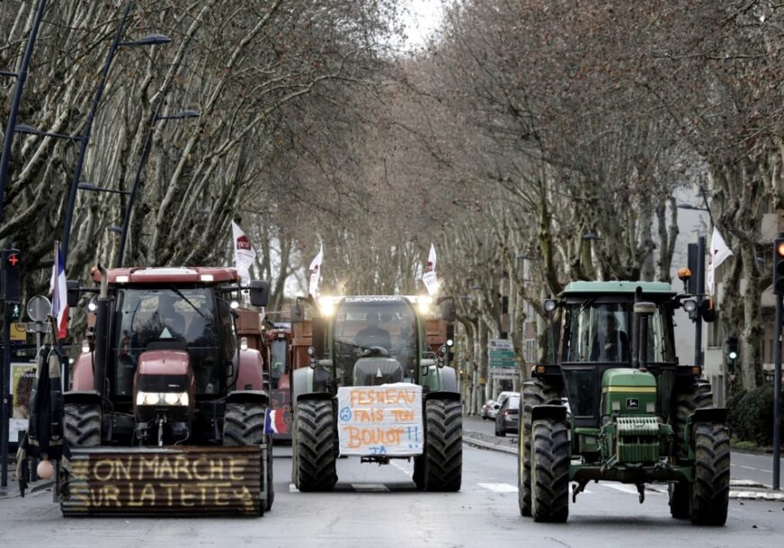 francuska farmeri blokada