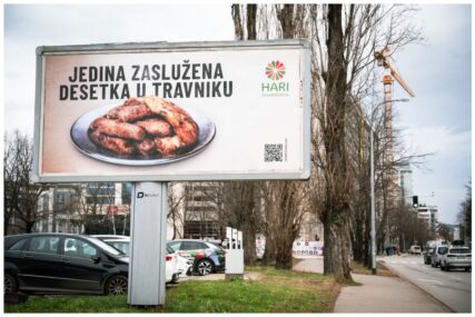 Sjajan potez, o ovome će se pričati: Bilbord o ćevapima iz Travnika osvanuo u Banja Luci