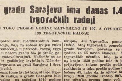 U Sarajevu je u januaru 1941. godine bilo 1.467 trgovačkih radnji