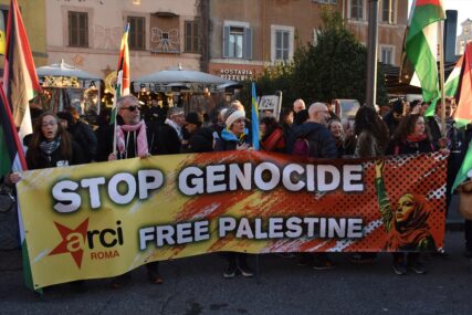 SNAŽNA PODRŠKA U Italiji održan skup "Zaustavite genocid nad Palestincima"