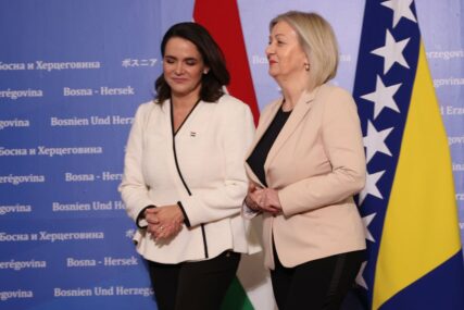 Nakon susreta s tročlanim bh. vrhom, predsjednicu Mađarske primila Borjana Krišto