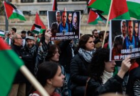 Skup podrške Palestini ispred Vlade Kosova