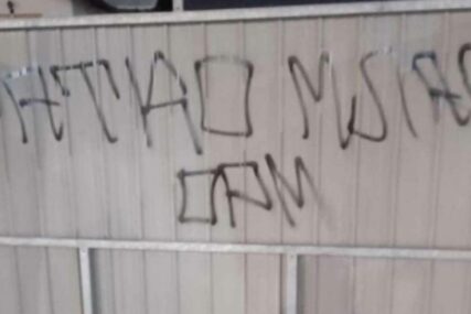 Isplanirani incident: Dvojac iz RS-a uhapšen zbog nacionalističkih grafita