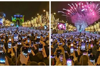Snimak sa dočeka Nove godine u Parizu je postao viralan, pogledajte zašto