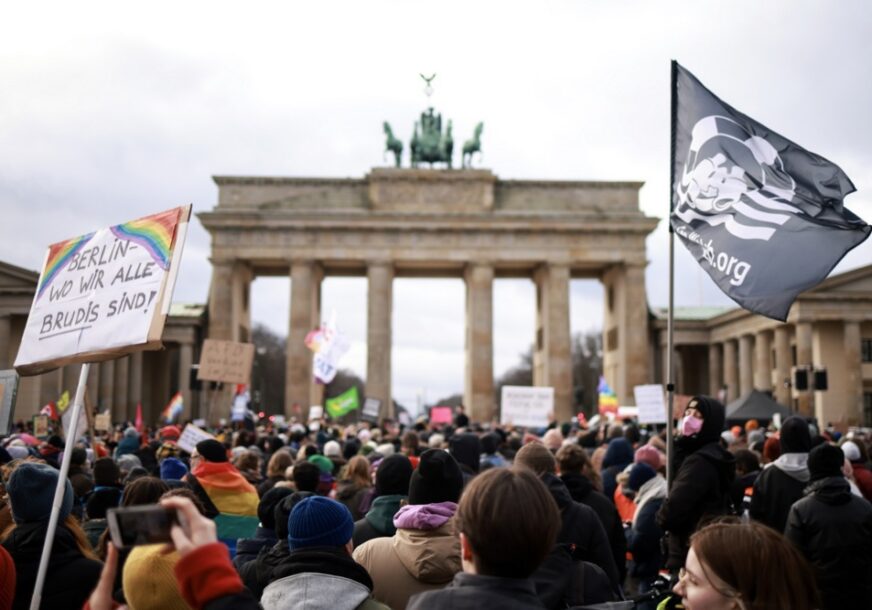 protest desnica njemacka