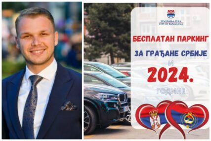 Stanivuković svim građanima Srbije poklonio besplatno parkiranje u Banjoj Luci, dok Banjalučani moraju plaćati