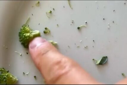 GNJUSAN VIDEO Smučit će vam se kad vidite koji 'prilog' unosite u sebe dok jedete brokulu