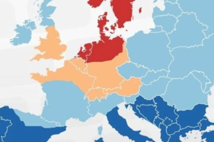 Internetom kruži mapa koja pokazuje kakvo je gostoprimstvo u zemljama Evrope - na kojem mjestu smo mi?