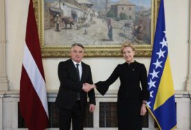 Komšić primio akreditivno pismo novoimenovane ambasadorice Latvije